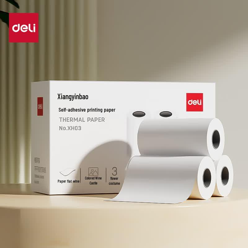 Deli 2-inch Thermal Printer Paper Rolls