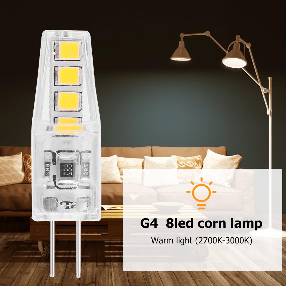 1-10 Stück LED G4 8 LEDs 2W Glühbirne AC/DC 220V LED Lampe COB Spot Beleuchtung Ersatz für Halogenlampen