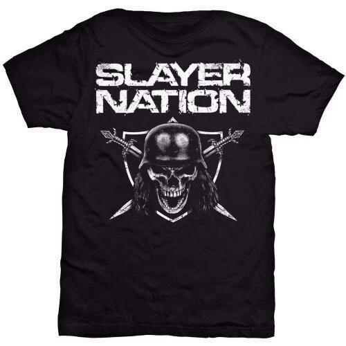 Slayer Unisex 100% Cotton T-shirt Mens Tees Top Slayer Nation M