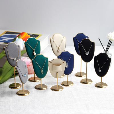 Mini Necklace Display Stand Jewellry Display Rack Exhibition Shelf Pendant Storage Props Jewelry Photography Props