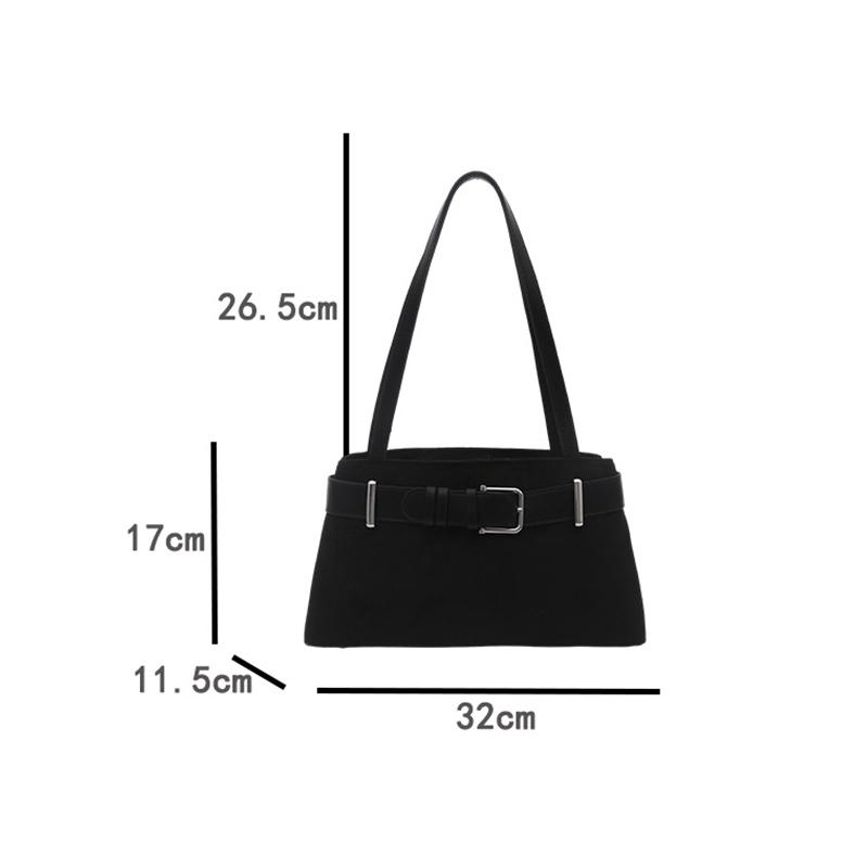 Yogodlns Fashionable Retro Large Capacity Simple Women's Shoulder Underarm Bag for Commuting And Work Casual Style Handbag