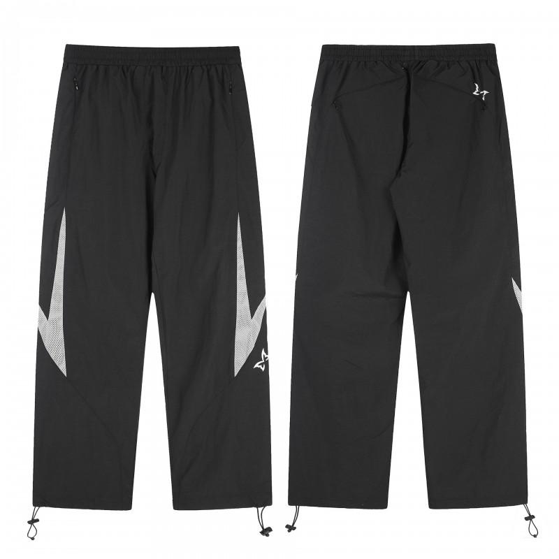 Mens Wide Leg Casual Pants American Street Style Loose Fit Fashionable All-Match Trousers