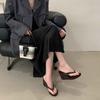 Summer Women Clip Toe Wedges Heel Slippers Comfort Outdoor Street Style Shoes Ladies Comfort Leopard Slides Flip Flop