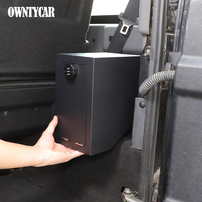 For Land Rover Defender 90 110 130 2004-2018 Car Trunk Right Side Security Safe Box Storage Privacy Protection Car Accessories