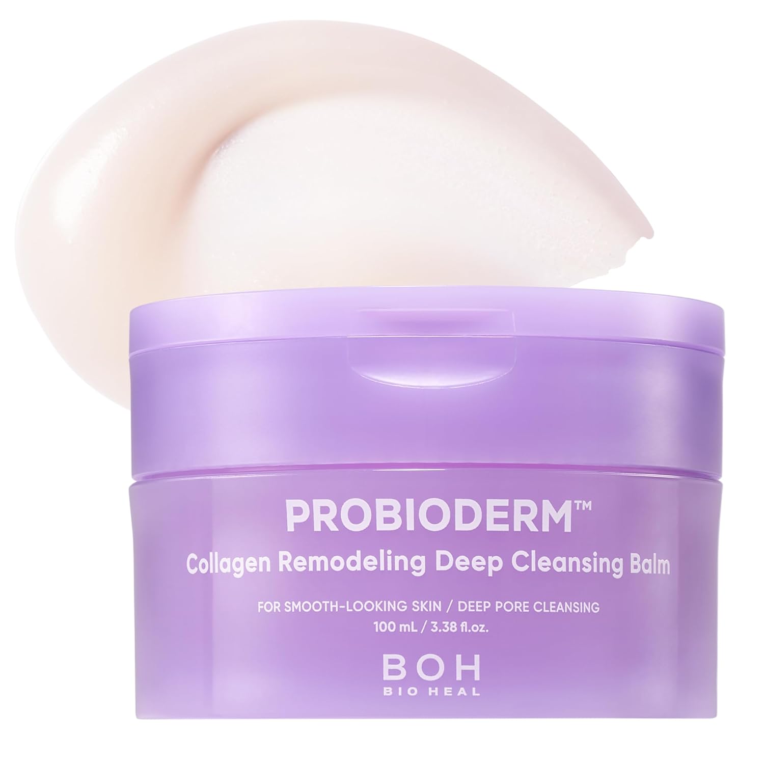 Biohealbo (BOH) Collagen Remodeling Deep Cleansing Balm 100ml Pore Care Moisturizing Makeup Remover Collagen-Infused Hydrating Skin Korean Skincare