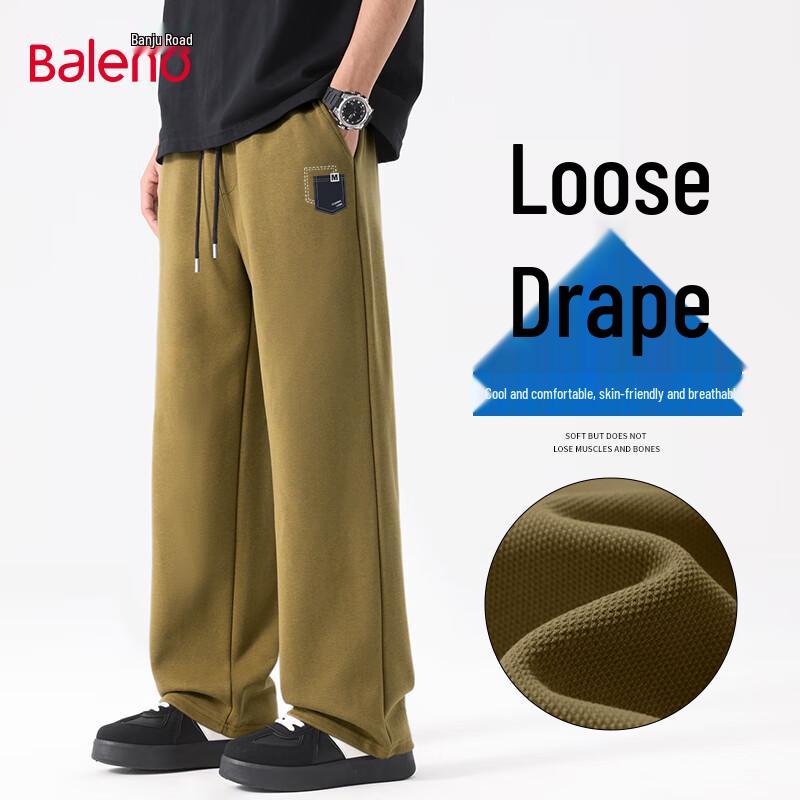 

Baleno Men s American Style Wide-Leg Casual Sport Pants 5XL