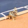 2027 Chinese Zodiac Goat Lucky Pendant Keychain Copper Feng Shui Wealth Key Ring Unisex Bag Charm Jewelry Gift