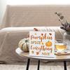 Fall Decor, Fall Kitchen Wooden Sign Decor Desk Sign Pumpkin Spice Wooden Block Sign Rustic Home Shelf Wall Decoration