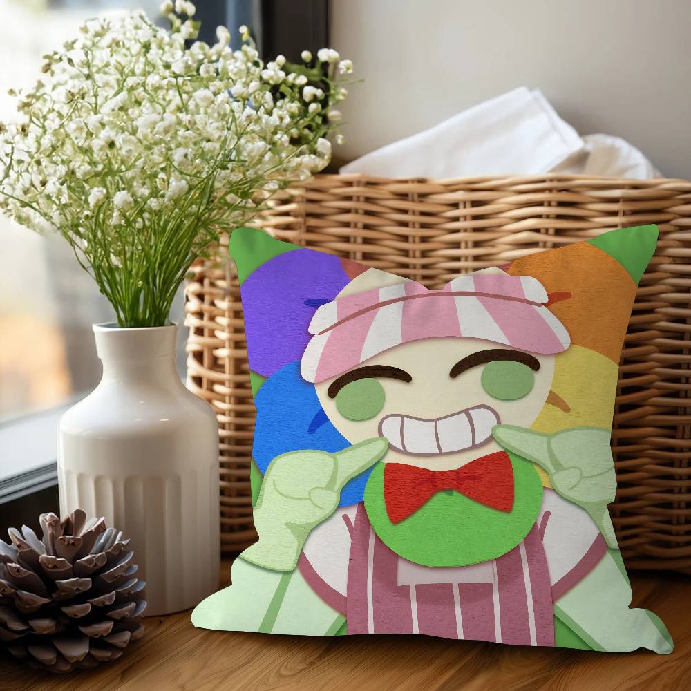Game D-Dandys W-World Pillow Cover Design Cushion Cover Decor Holiday Decorati