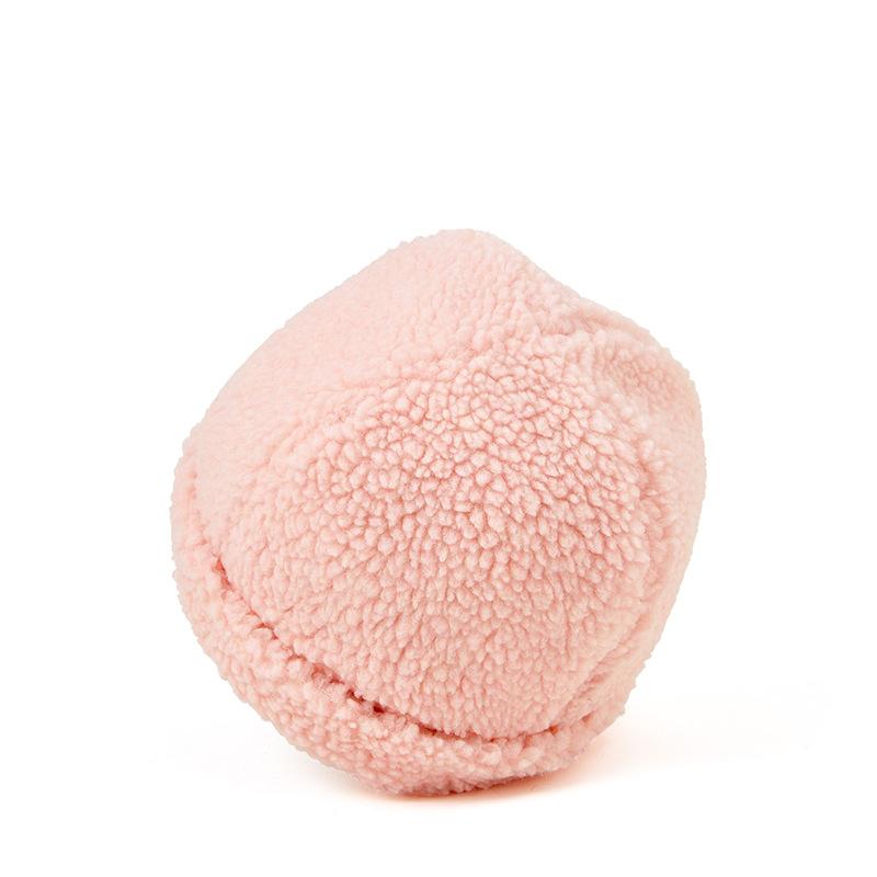 Autumn and winter lamb wool warm plush hat women's antifreeze melon fur hat ear protector head stack hat