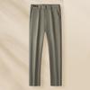 MONTAGUT Men's Wool Blend Straight Fit Trousers