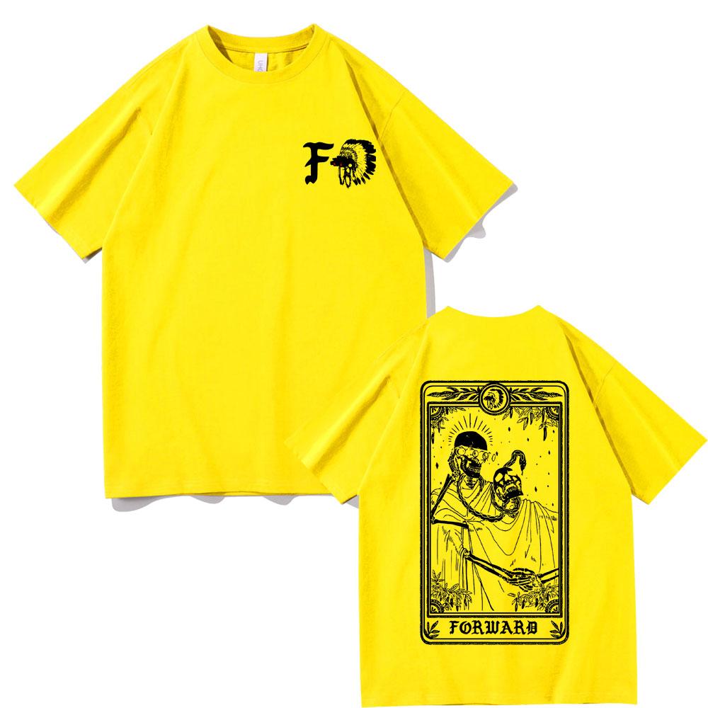 Forward Observations Group Skelett Grafik T-Shirt Herren Rock Oversized T-Shirts Unisex Mode Streetwear Unisex Damen Gothic T-Shirt