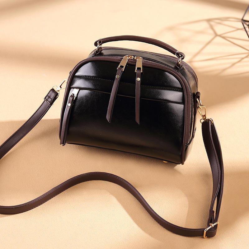 

Новые маленькие сумки через плечо, модные трендовые женские сумки через плечо из искусственной кожи, универсальные сумки-подушки черного, коричневого, красного цвета