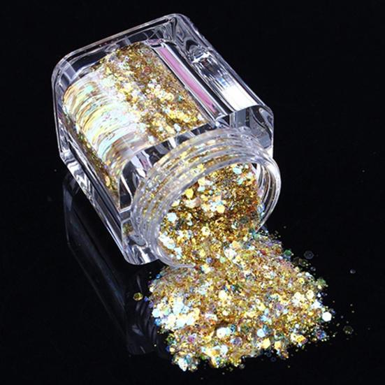 Glizty Nail Powder Dust DIY Nail Art Sequins Powder Glitter Slices