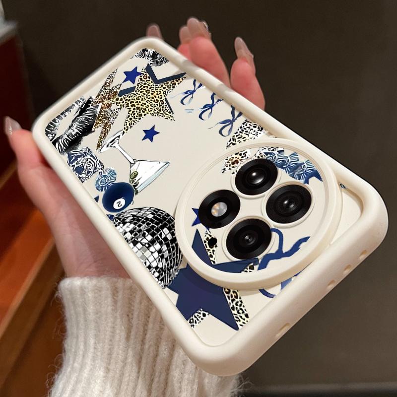 Leopard Star Disco Ball Pattern Case For OnePlus 15 13 13T 12 Shockproof Bumper Silicone Cover For Oneplus Nord 5 13R 12R 11R 5G