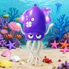 Moving Octopus Robot Toy, Dancing Squid Toy, Electric, Moving Octopus, Automatic Obstacle Avoidance, LED Lights & Music, Pretend Fishing, Type-C