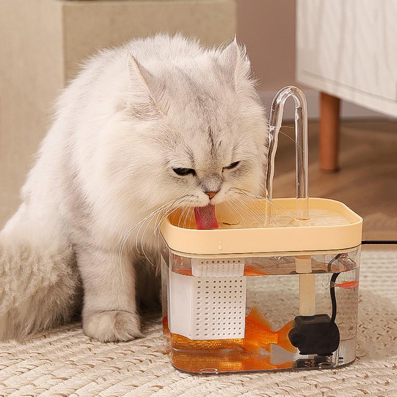 Automatischer Haustier-Trinkbrunnen für Katzen und Hunde - Zirkulierende Wasserschüssel für gesunde Hydrierung