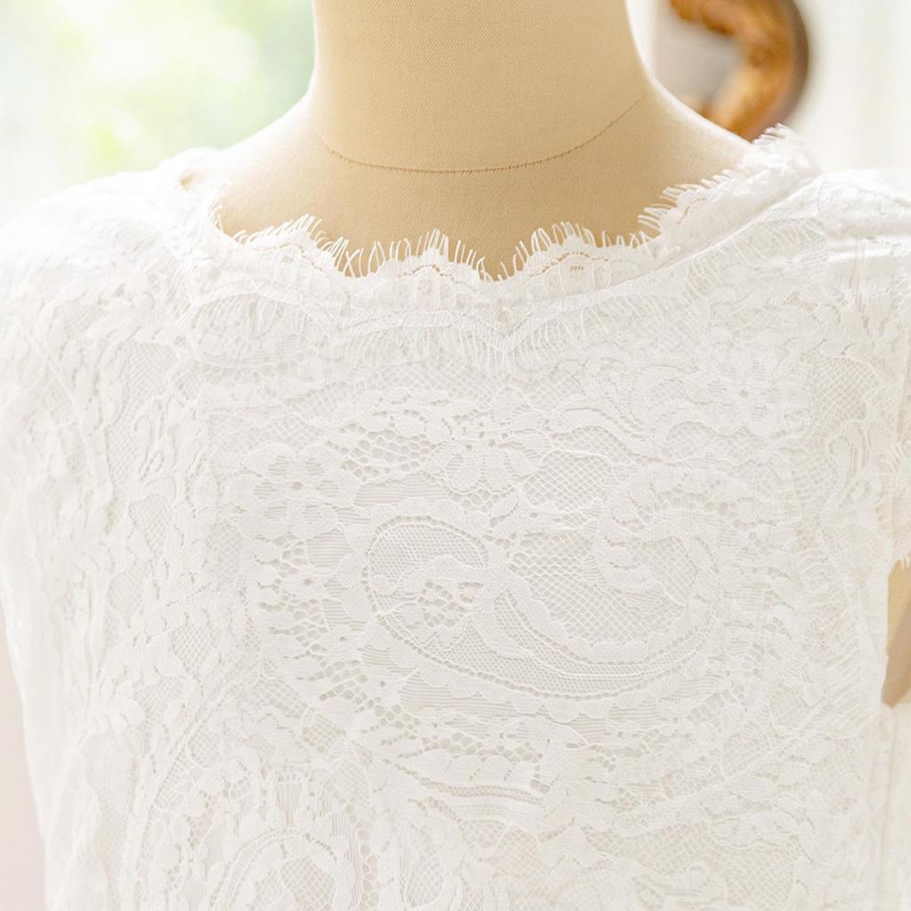 Girls' Princess Lace Dress - Flower Girl Wedding & Party Gown