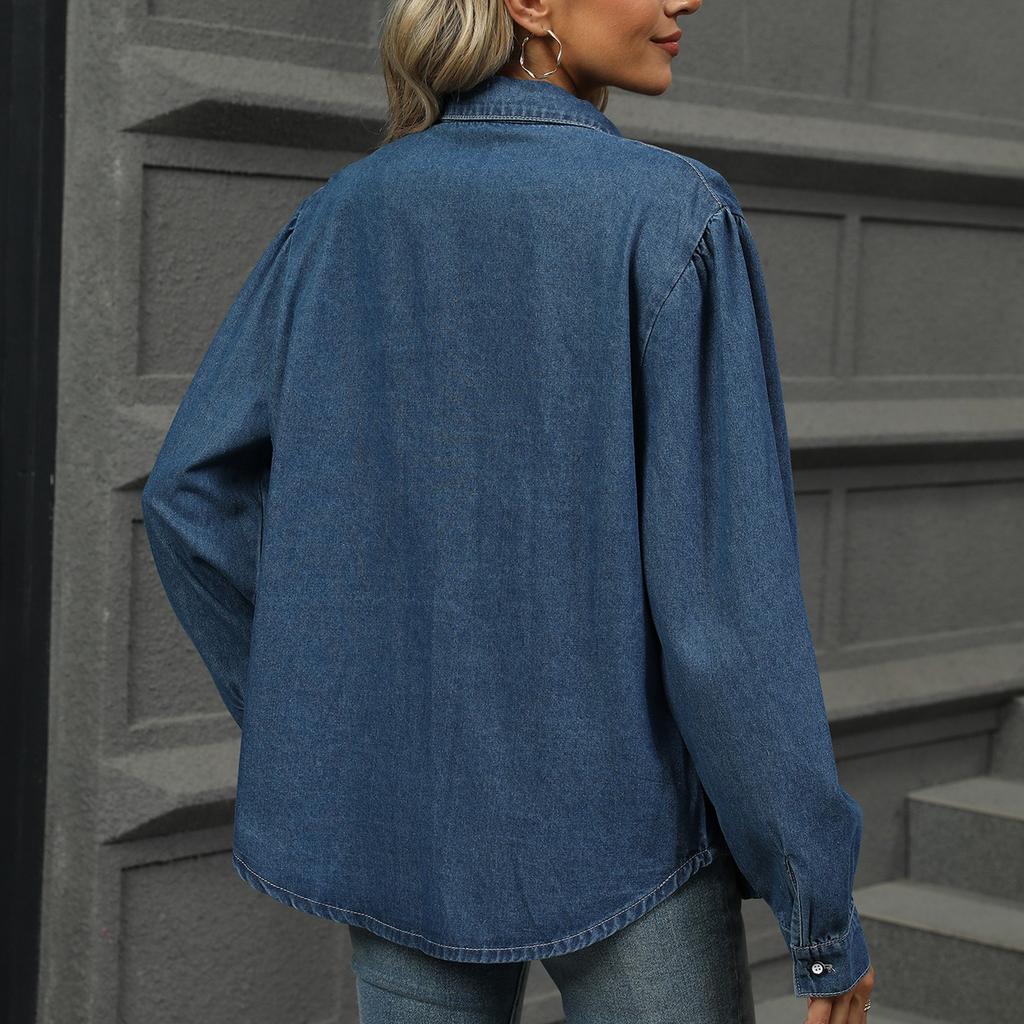 Damenmode Lässig Einfarbig Jeansjacke Kurzes Oberteil