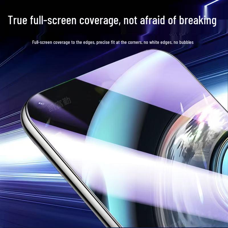 Realme Q3/Q3i/Q3t Tempered Glass Screen Protector with Full Coverage & Blue Light Protection for Q3s/Q3pro/Q5.