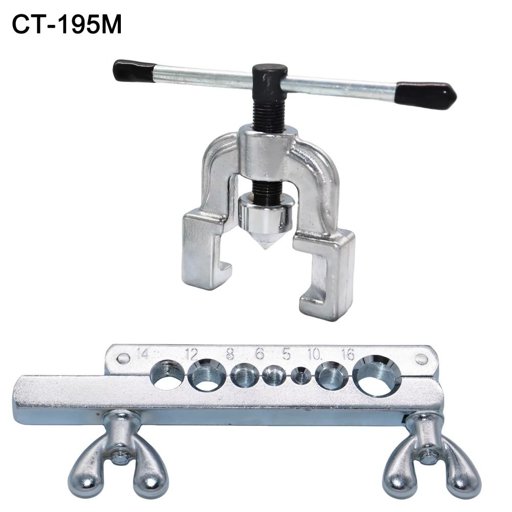 Metric/Inch Flaring Tool Set 45 Degree Copper Pipe Reamer  Expanding Copper Tubes