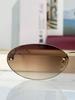 Damskie metalowe owalne okulary przeciwsłoneczne GG1922SA – Stylowa ochrona UV