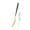 5Pcs Mini Size Fruit Fork Rustless Steel Dessert Fork Portable Snack Fork  Café