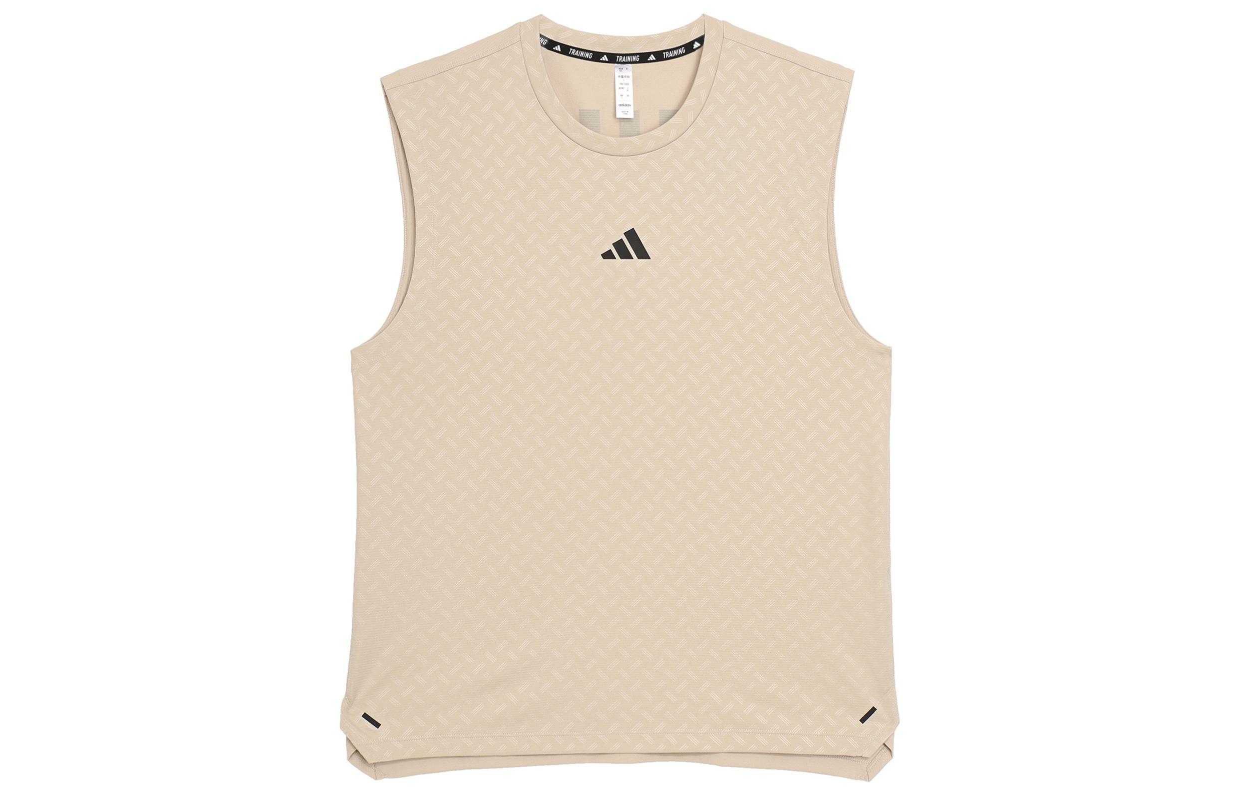Adidas Tank Top Men s Light Umber/Black JD8460 XL