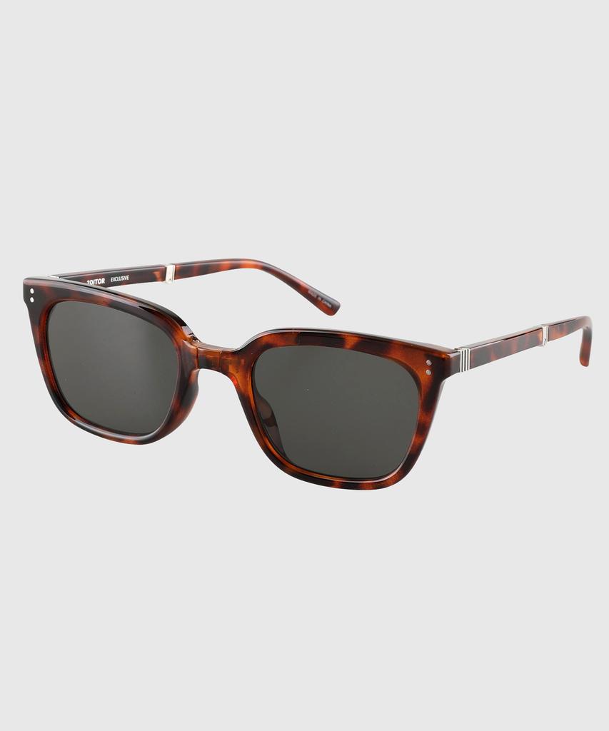 Tuditeo Arc Unisex Oversized Square Retro Foldable Sunglasses C2 Leopard