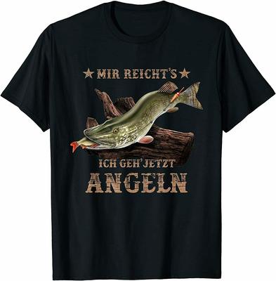 New Cool Pike Angler Saying - I've Had Enough I'm Going Fishing Now Men O-Neck Short Sleeve T-Shirt New Size S-3XL