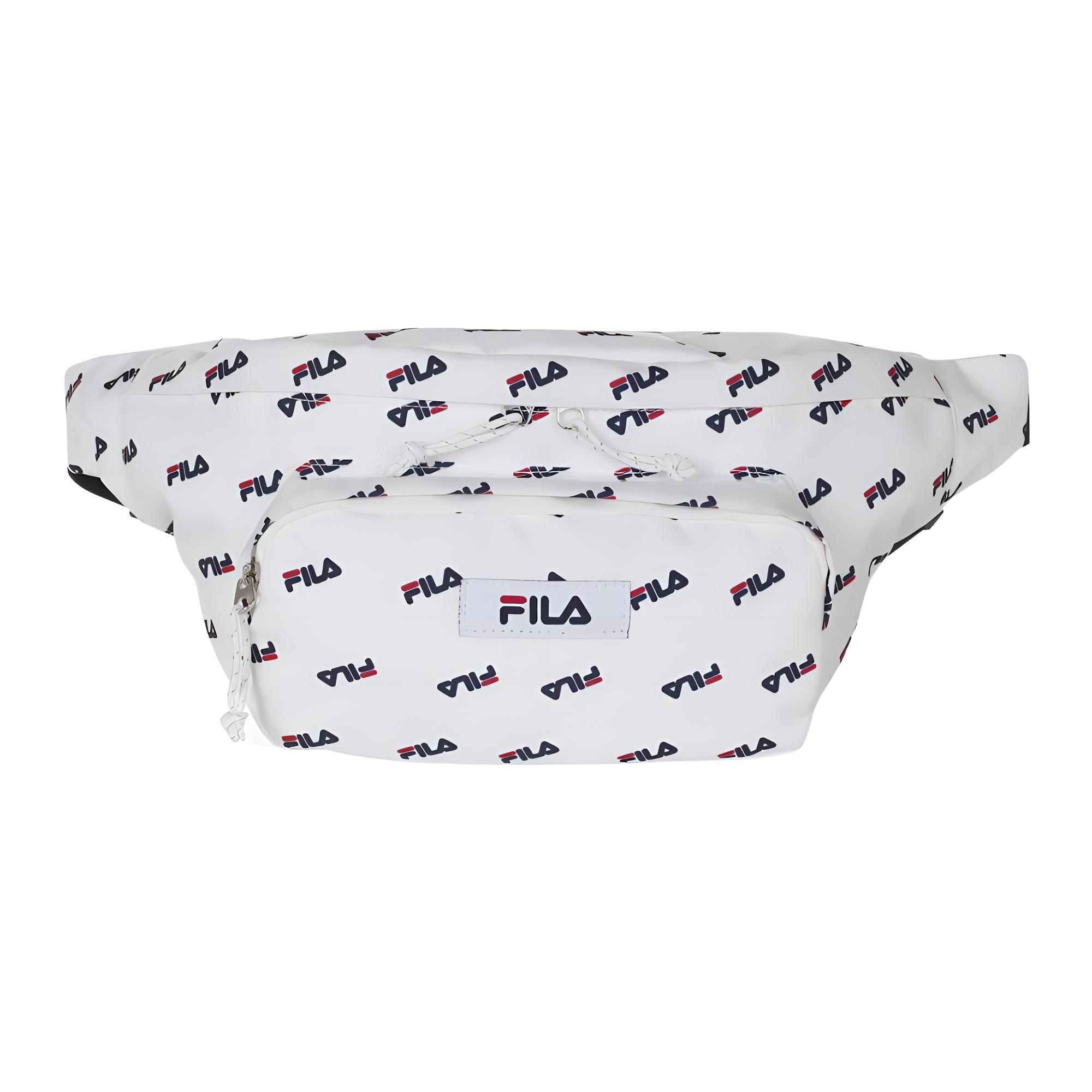 

New FILA Synthetic Leather Fanny Pack Regular Unisex White FS3BCC5315X-OWH 41.1*5.1*17.0CM