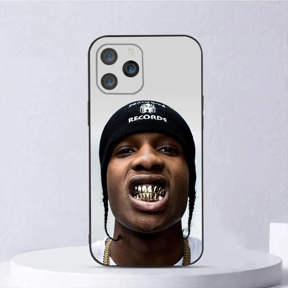 Popular Rapper ASAP Rocky Phone Case For iPhone 16 15 14 13 12 11 Pro Max Mini X XS XR SE 7 8 Plus Shockproof Soft Cover Fundas