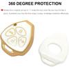 Key Fob Cover Fit for Toyota Camry Rav4 2005-2010 Scion TC 2007-2013 Yaris Avalon 2008-2013 Corolla Venza (White)