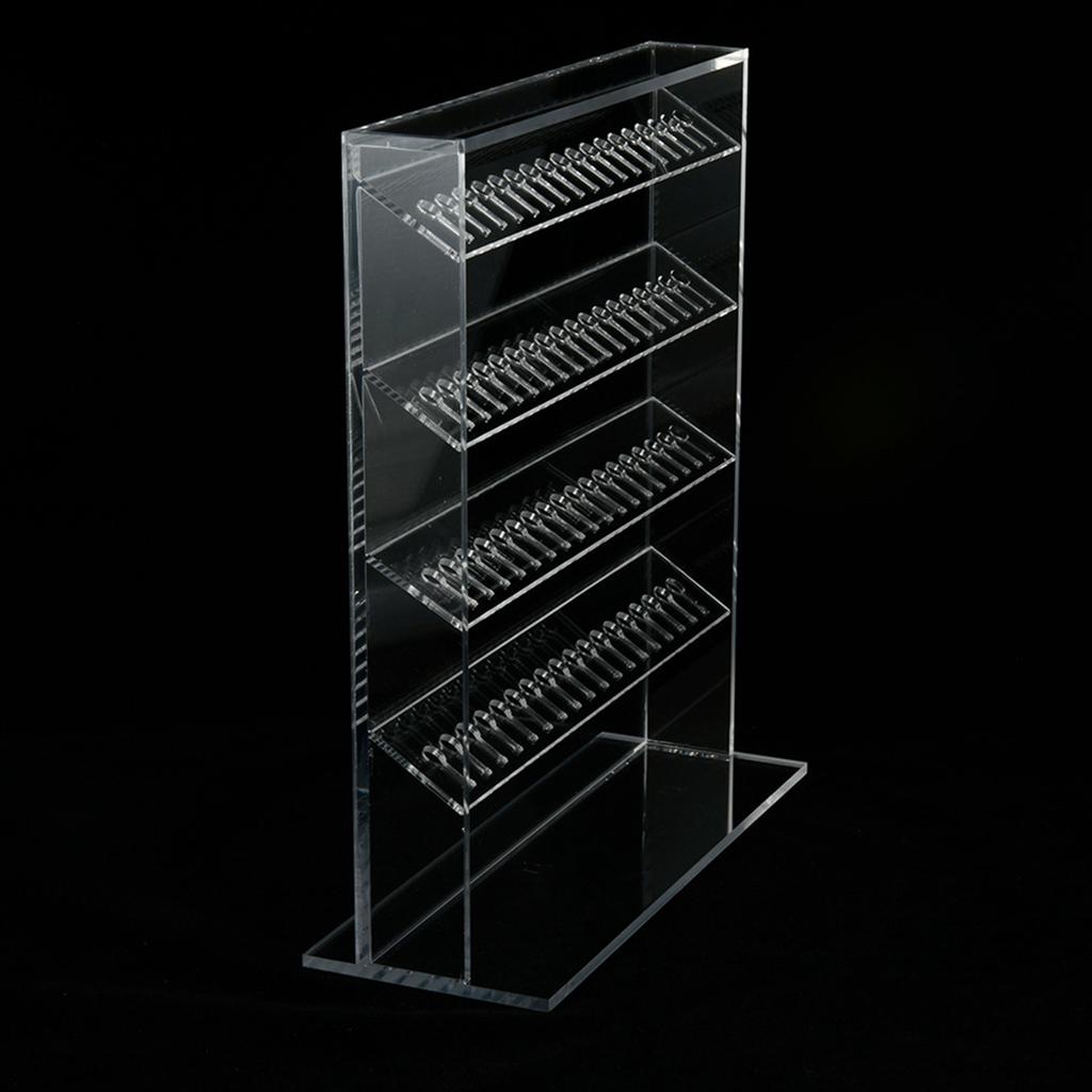 Acrylic Transparent Jewelry Display Stand Clear Multilayer Earrings Necklaces Storage Panel Accessories Organizer