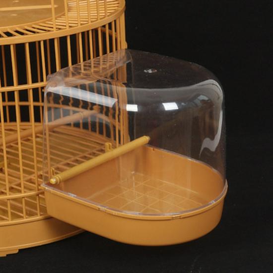 Grande Boîte de Bain Transparente pour Perruches Ondulées, Calopsittes, Inséparables, Perruches - Jouets et Fournitures pour Petits Oiseaux.