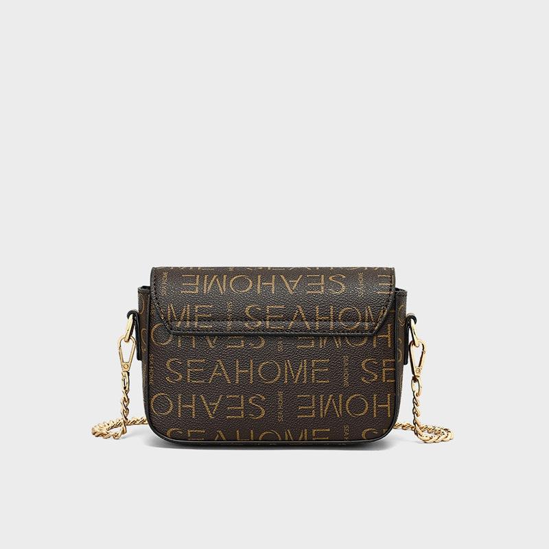 Autumn and Winter New Chain Bag Retro High-end Women's Bag Crossbody Mini Mobile Phone Bag Shoulder Bag