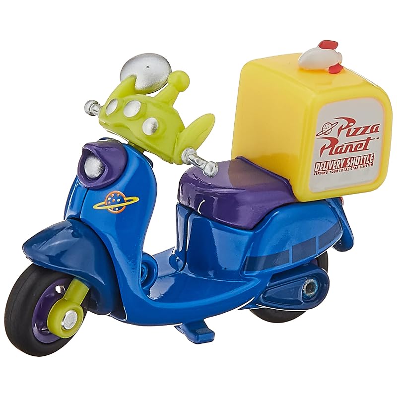 Tomica Disney Motors DM-02 Chim Chim Pizza Bike Alien