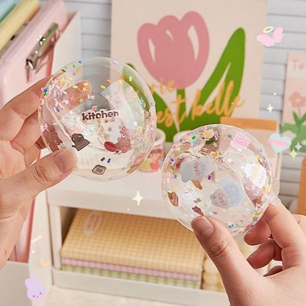 Lo&J KC certified double-sided tape balloon cube ball making width 4.8cm length 3m, Korea representative board game