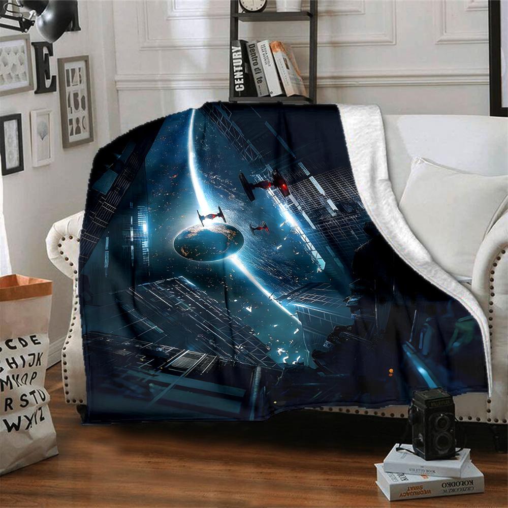 Star Wars Blanket Durable Comfort Great for Livingroom Couch Seaside for All Occasions Modern Style Gifts For Family Or Friends