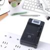 LCD Display Wall Travel Charger Support USB Double Output for Mobile Phone Camera Battery Fast Charging Dock
