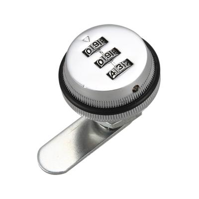 ABWR-4X Alloy Code Combination Cam Lock Keyless Post Mail Box Cabinet RV 3 Dial Silver