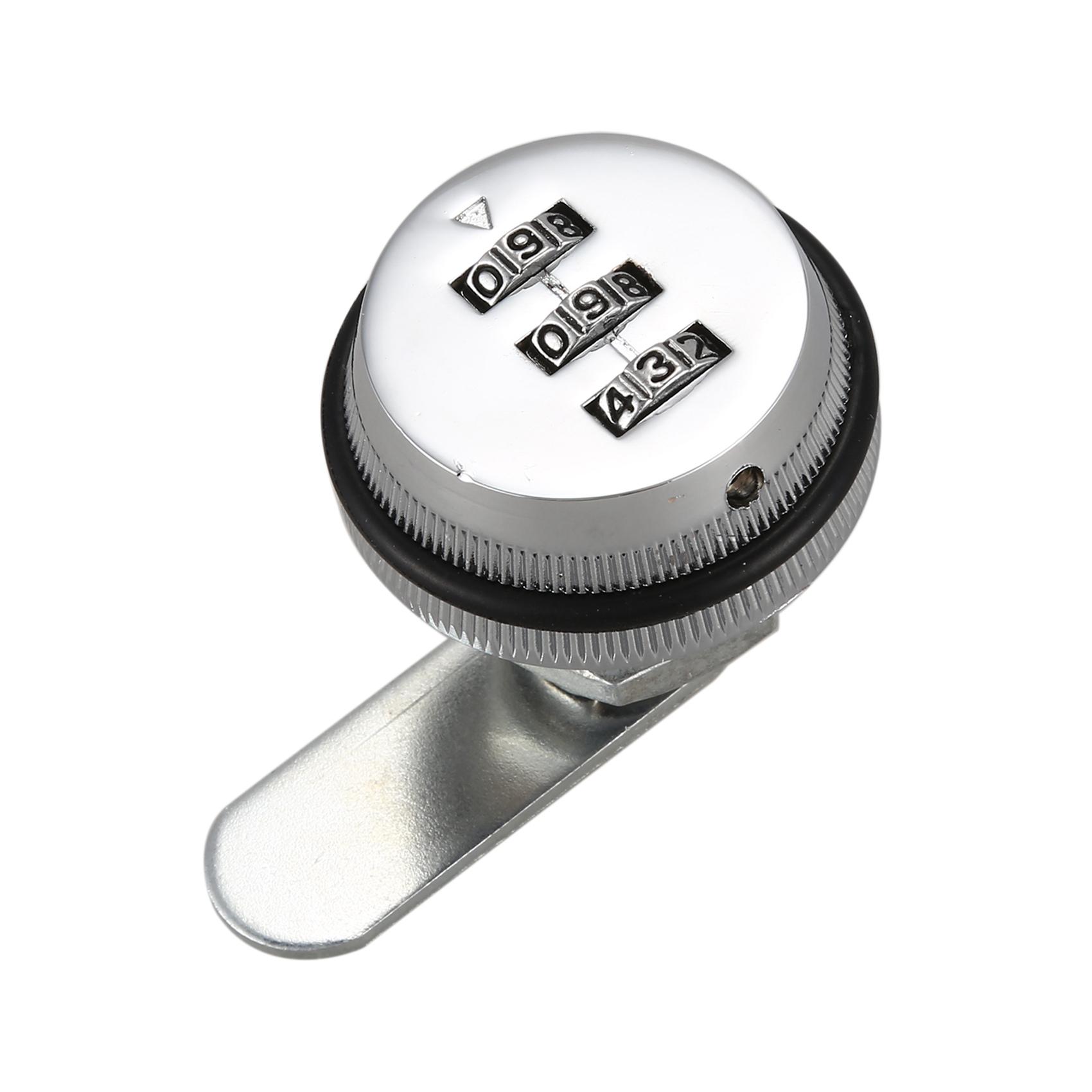 

ABWR-4X Alloy Code Combination Cam Lock Keyless Post Mail Box Cabinet RV 3 Dial Silver серебряный