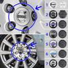 4 Stück 64MM Auto Radnabenkappen Nabenkappe Emblem Auto Zubehör für Rdesign AWD C30 C70 S40 S60 S70 S80 S90 V40 V50 XC60