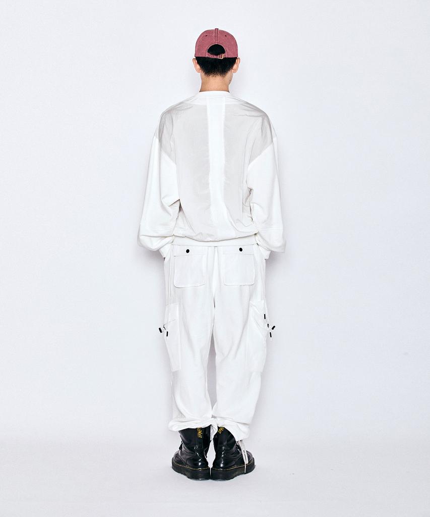 Millimillieon Basalt Hybrid Jersey Pants B07-White
