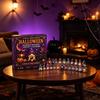 Kit Artigianale di Halloween Calendario dell'Avvento Pittura con Strass Gnomo 31 Giorni, Kit Artigianato Fai-da-te per Bomboniere Festa, Ornamenti Artistici Fatti a Mano con Strumenti per Perline