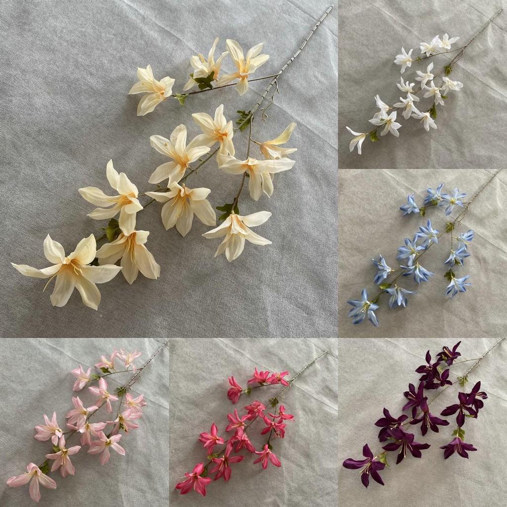 Silk Zephyr Realistic Lily Single Stem For Table Decoration Photography Prop