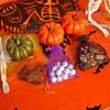 Halloween Pumpkin Candy Gift Bags – Transparent Gauze for Chocolate and Treats