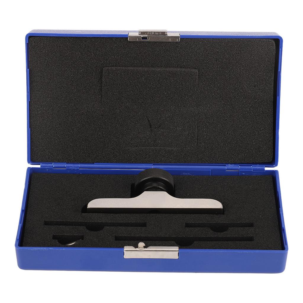 Depth Dial Indicator Base Hardened Stainless Steel Depth Micrometer Stand with 3 Pcs Extension Rods 103x17mm 4.1x0.7in