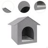 Cat Bed Hideaway Outdoor Pet Shelter Modern All Season Soft Cave House Sleeping for