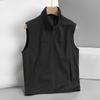 Outdoor Spring and Autumn Multi-pocket Sports Vest Men's Loose Hiking Vest Jacket Cardigan Stand Collar Waistcoat